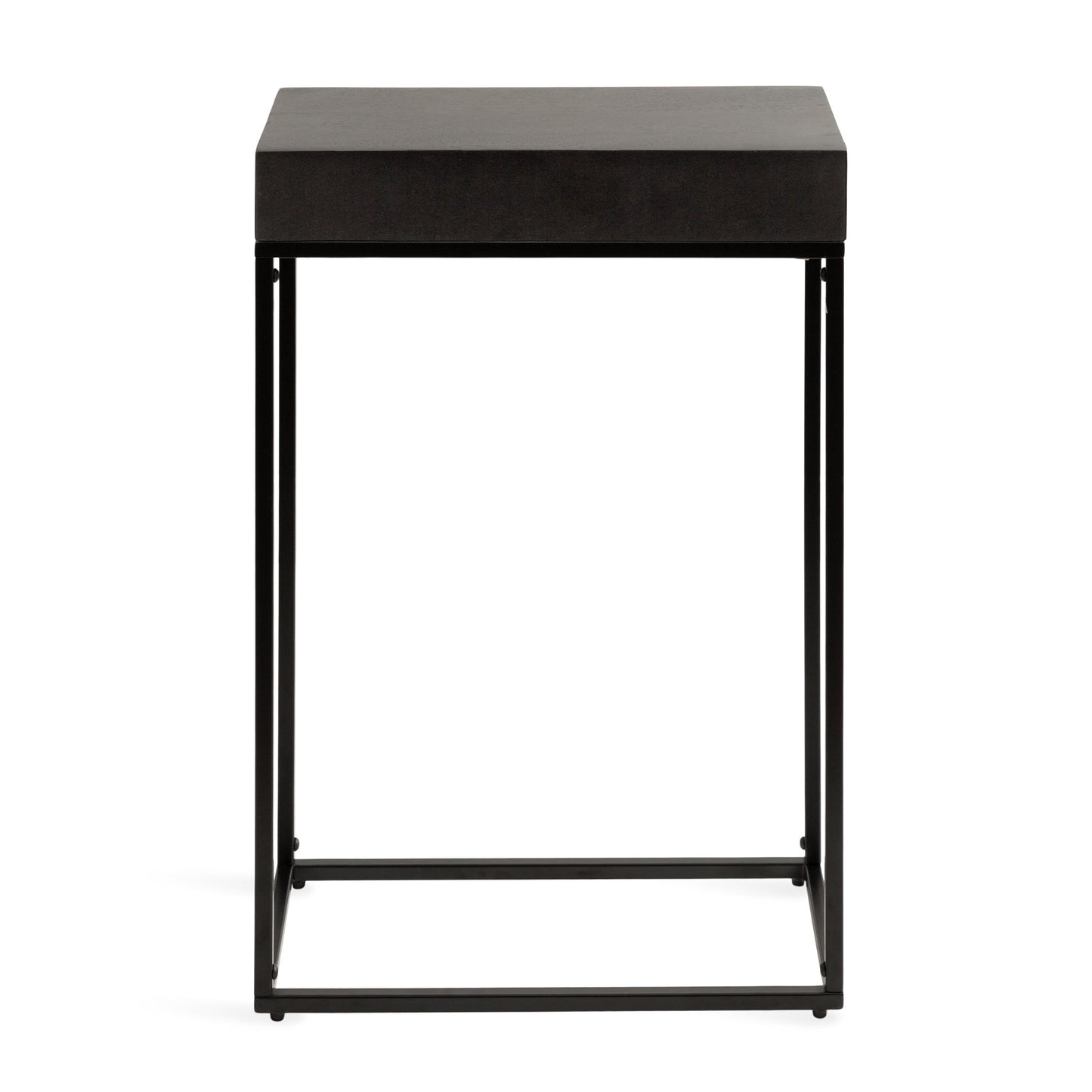 Karlsen Wood and Metal Slim Side Table