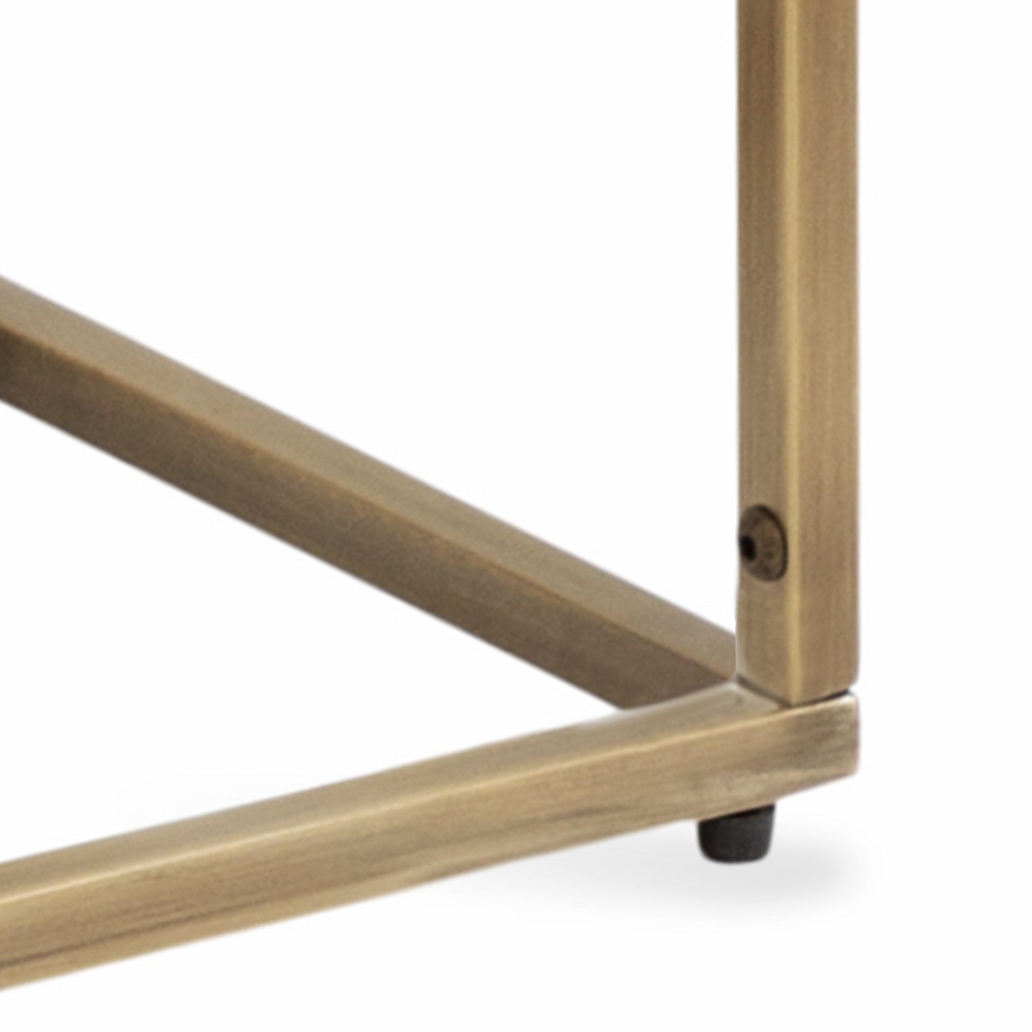 Karlsen Wood and Metal Slim Side Table
