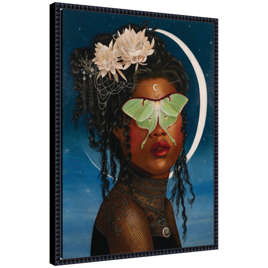Luna Ascending by Charlotte Brindley Framed Canvas Wall Art Print
