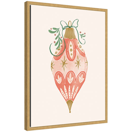 Sylvie Framed Canvas Holiday Ornament Collection 1 by Jill Labieniec