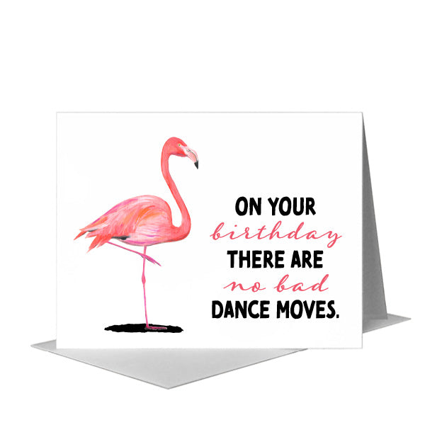 Flamingo, Greeting Card (#8452H)