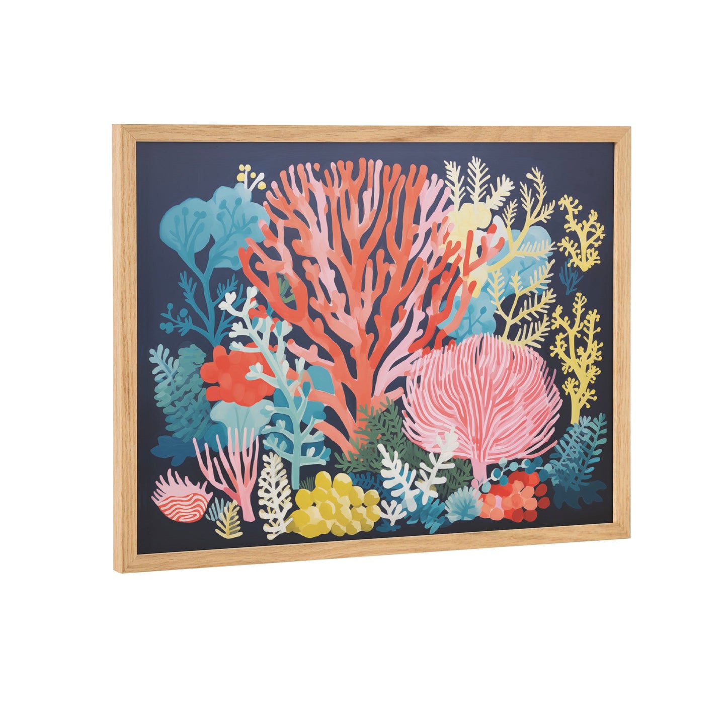 Gallery Bright Coral Underwater Ocean Print by The Creative Bunch Studio