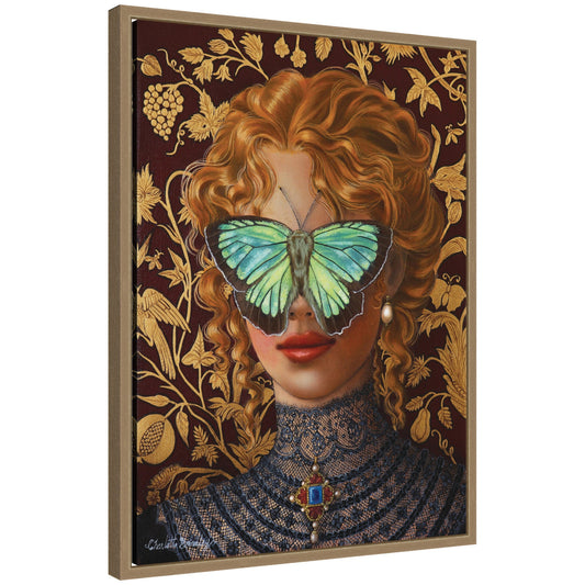 Cassandra by Charlotte Brindley Framed Canvas Wall Art Print