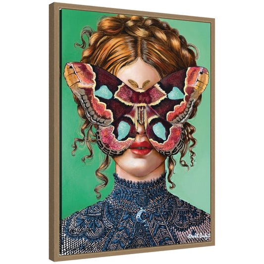Forest Witch by Charlotte Brindley Framed Canvas Wall Art Print