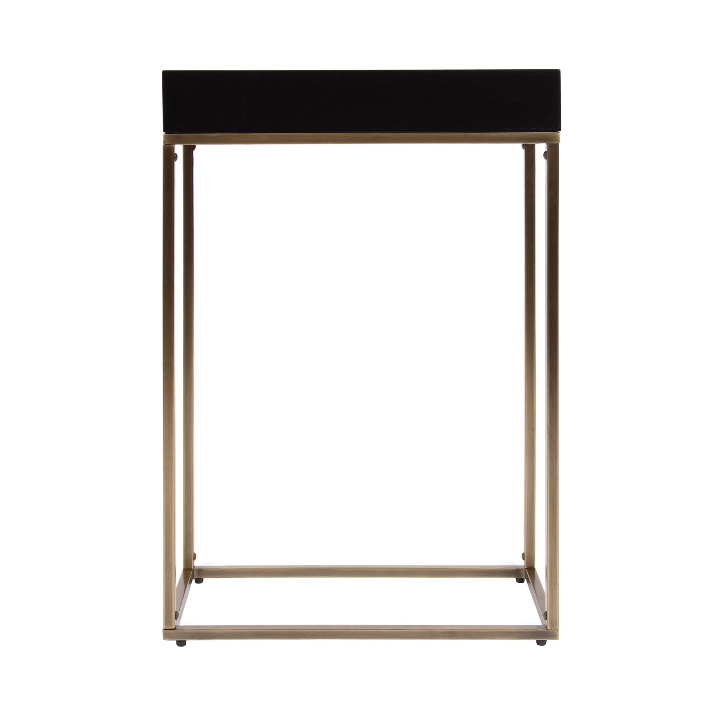 Karlsen Wood and Metal Slim Side Table