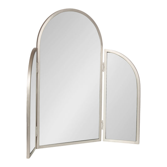 Amoli Tri-Fold Arch Metal Mirror