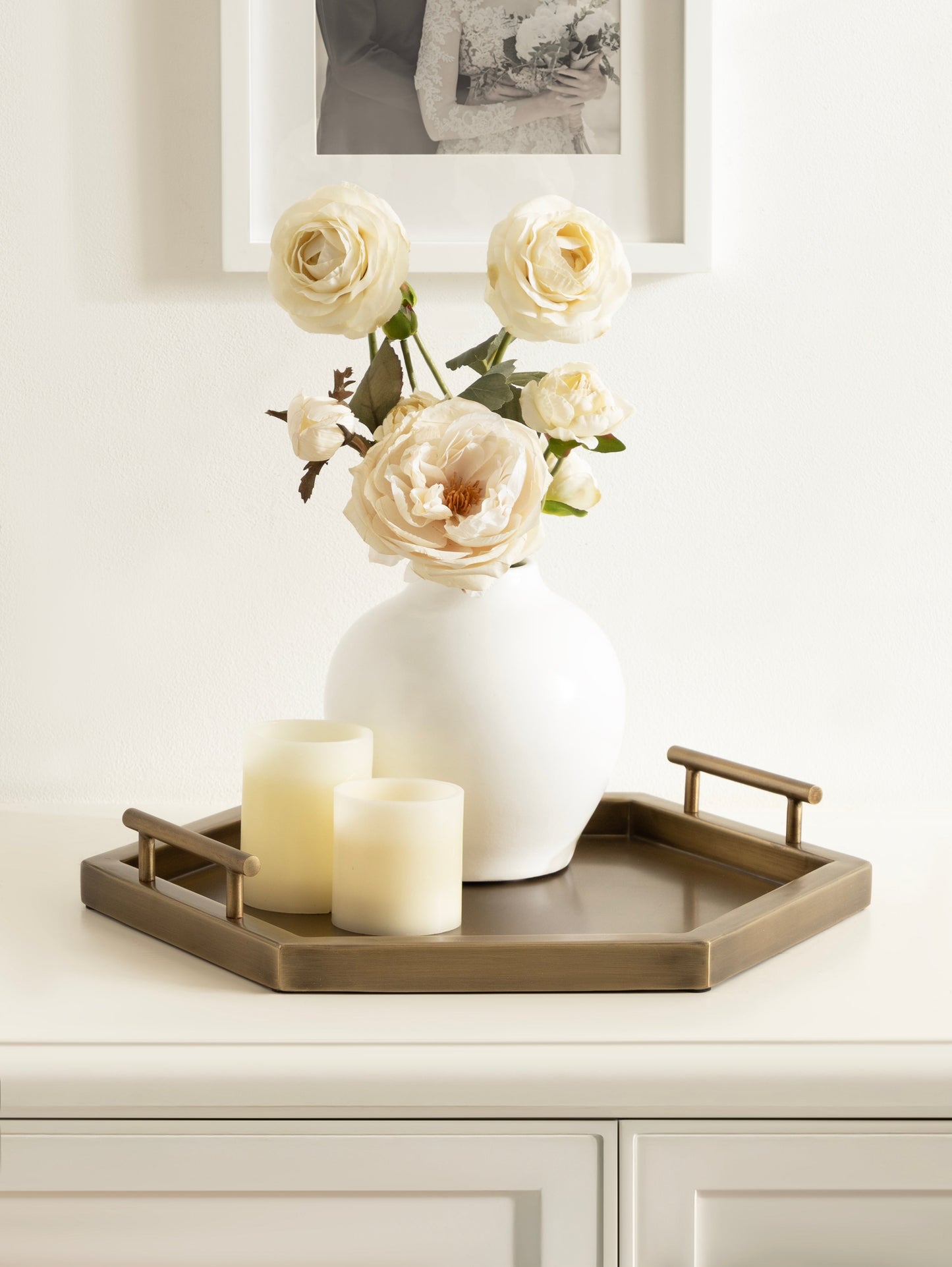 Halsey Hexagon Decorative Tray